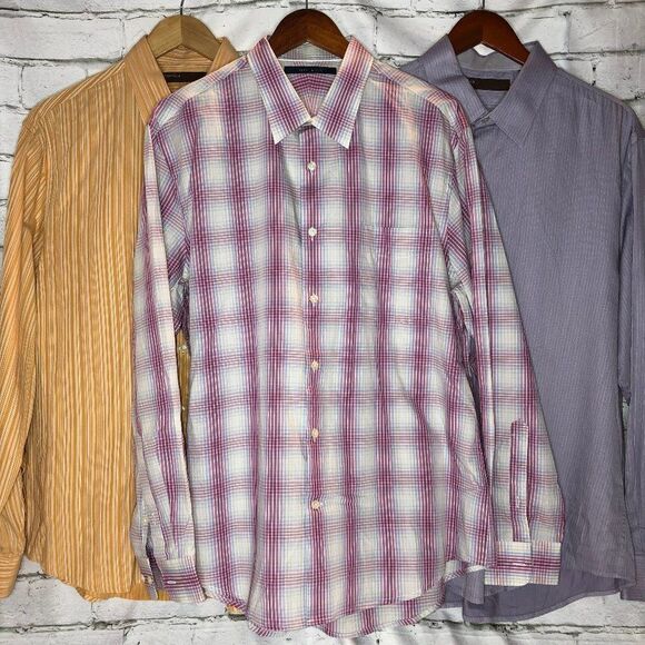 Perry Ellis Men’s Dress Shirts | 3 Shirts | Men’s XL - Picture 1 of 4